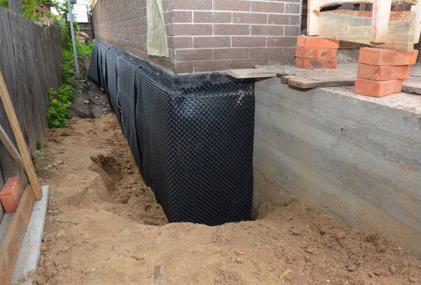 SJ Waterproofing Pros technician performing targeted Crawl Space Encapsulation assessment in South Haven, MI